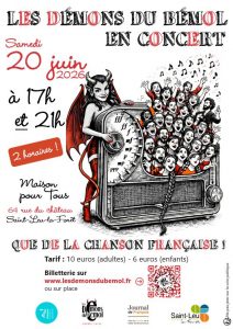 Les Démons du Bémol en concert le 20 juin : deux séances à 17h et 21h